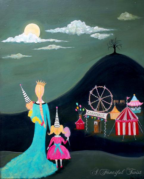 W Strange Beautiful Lady Carnivale C