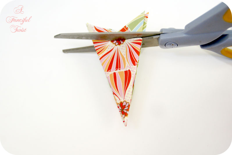 Paper flower chandelier 12