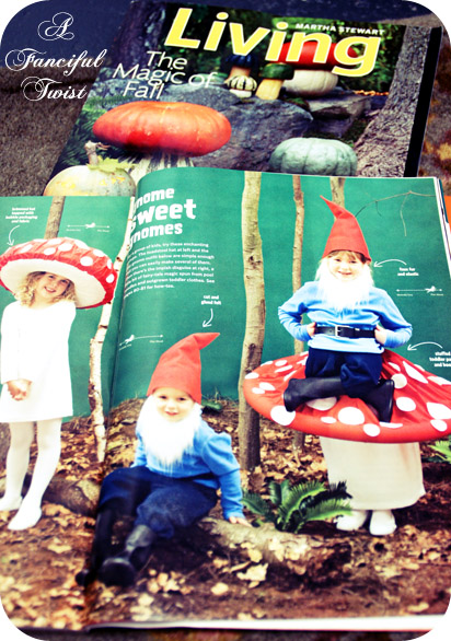 Gnome costumes in disney magazine
