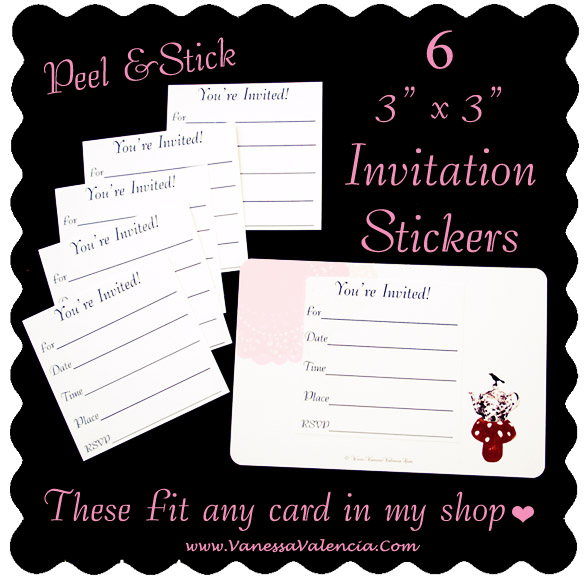 Invitation Stickers