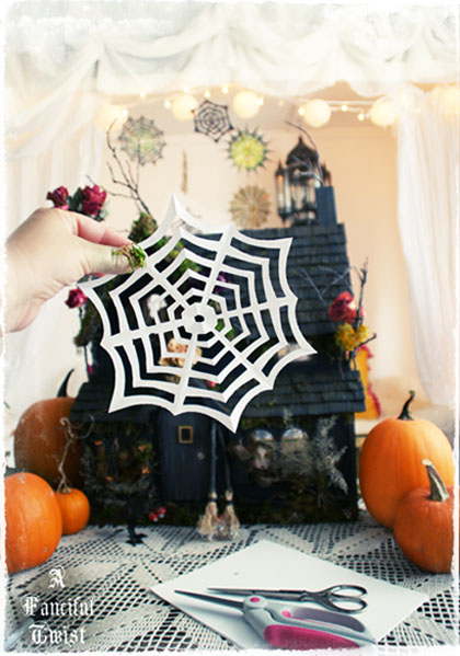 Paper spider web 25 Paper spider web 25