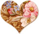 A fanciful twist heart