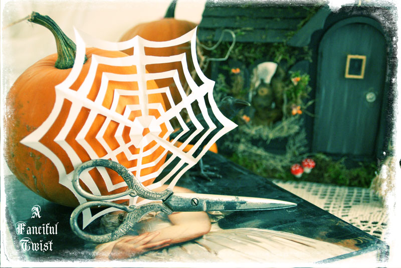 Paper spider web 1 Paper spider web 1