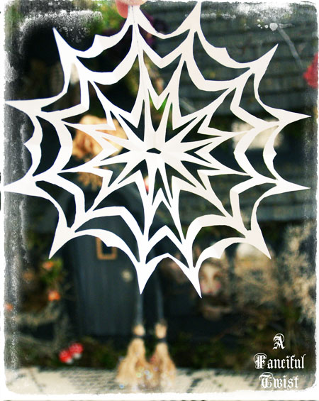 Paper spider web 37 Paper spider web 37