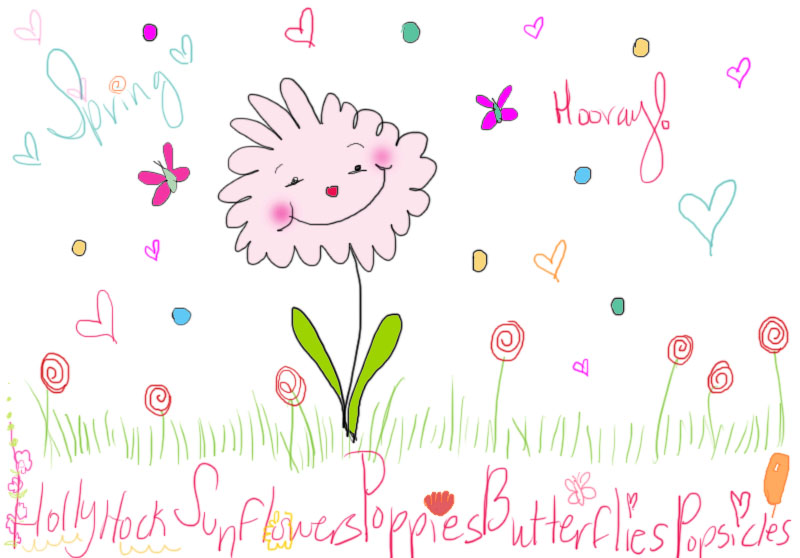 A fanciful twist silly spring drawing A fanciful twist silly spring drawing