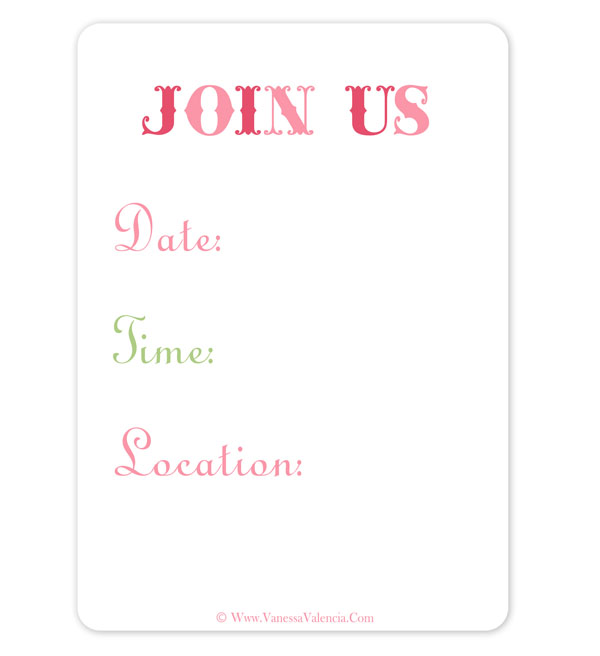 Mad Tea Party Invitation Back Mad Tea Party Invitation Back