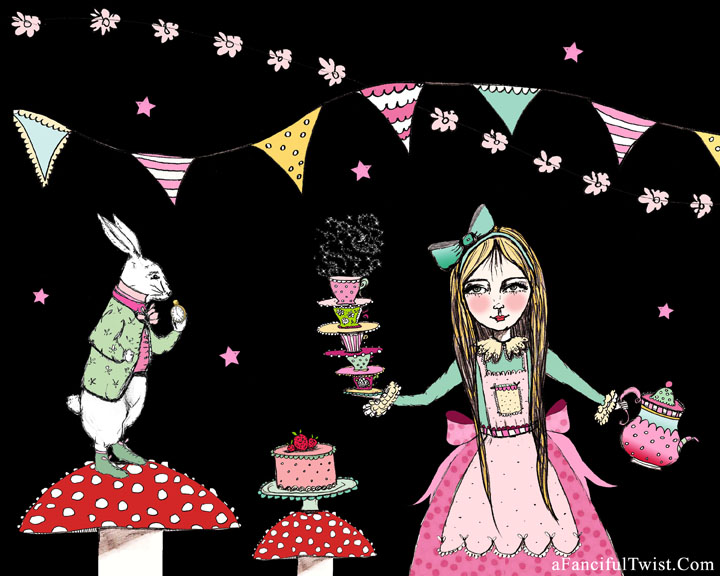 Tea Party Print Etsy Tea Party Print Etsy