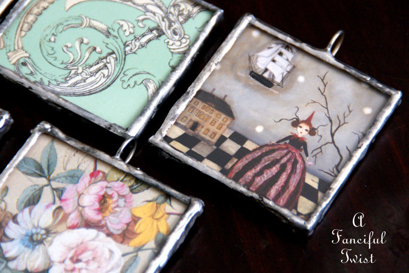 Soldered pendants 16 Soldered pendants 16