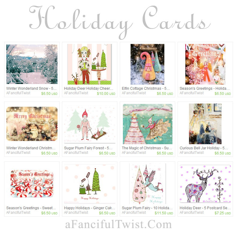 A Fanciful Twist holiday cards A Fanciful Twist holiday cards