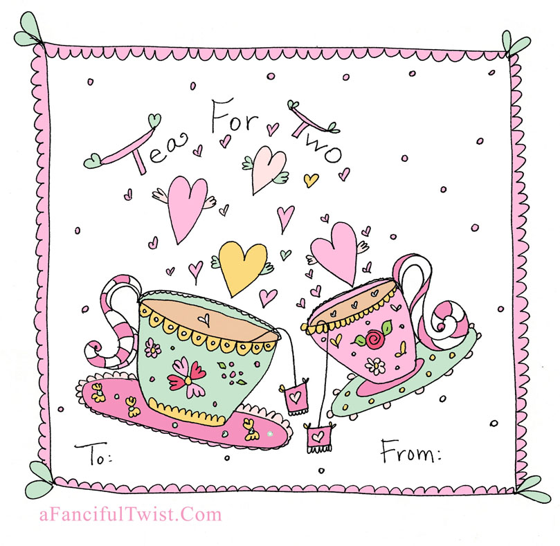 Tea For Two A Fanciful Twist Valentine Tea For Two A Fanciful Twist Valentine