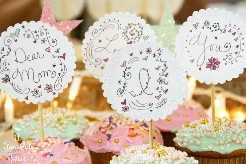 Mothers day cupcake toppers 3 Mothers day cupcake toppers 3