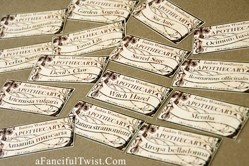 Apothecary spell potion labels 30 Apothecary spell potion labels 30