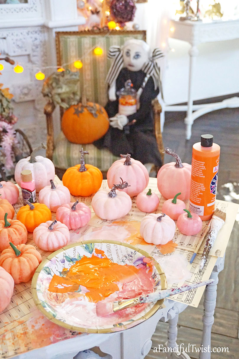 Painting pumpkins 11 Painting pumpkins 11