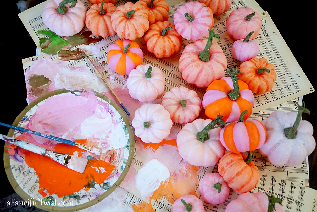 Painting pumpkins 1 Painting pumpkins 1