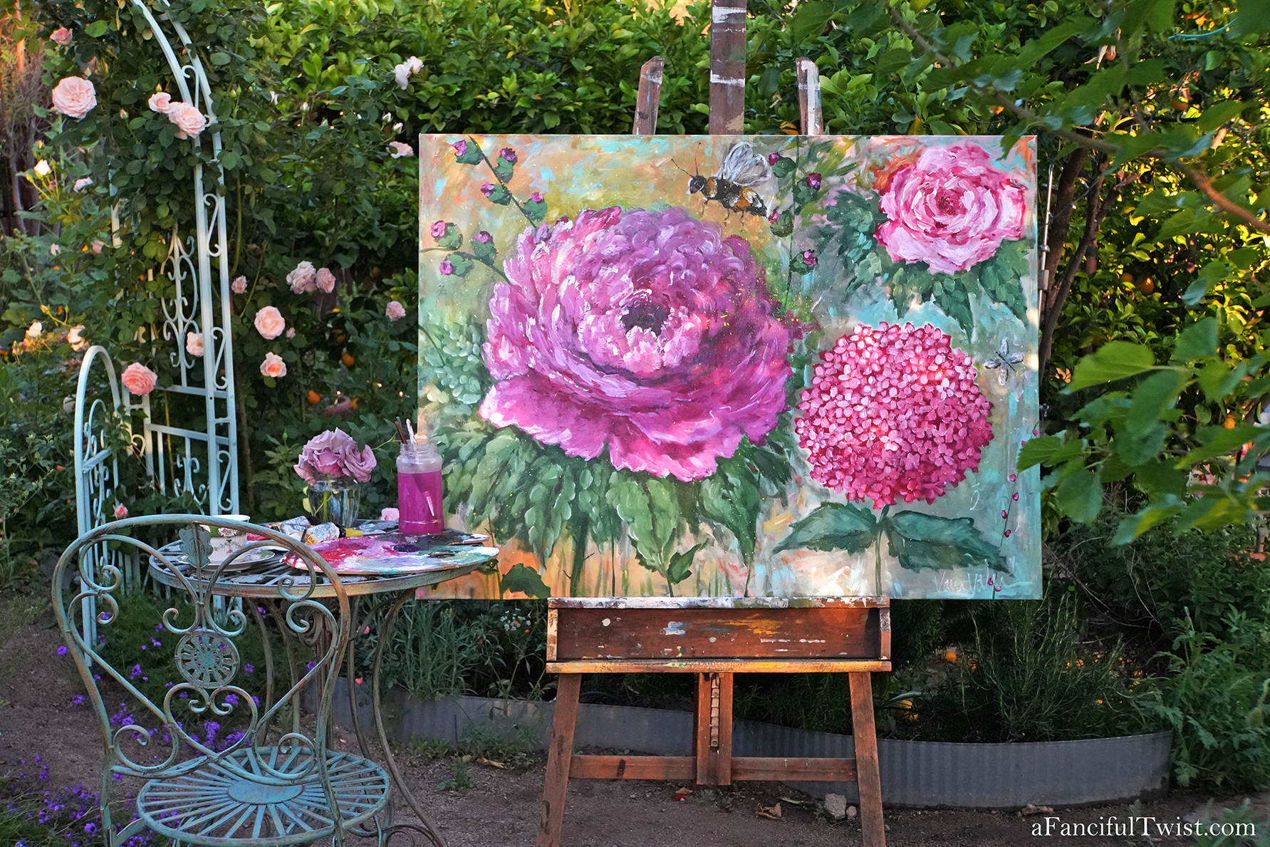 Flower painting 16 Flower painting 16