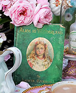 Alice in Wonderland Mad Tea Party 2023 button 150